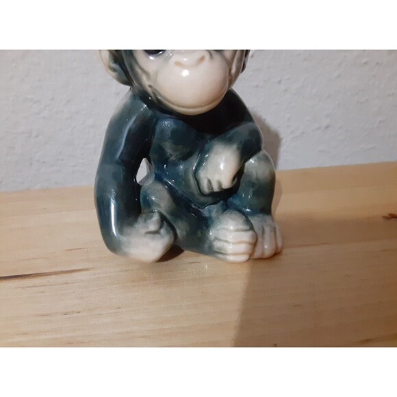 RARE VTG GOEBEL SITTING BABY CHIMPANZEE MONKEY FIGURINE # 541 GERMANY - Picture 12 of 12